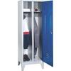 Garment locker with one door for every two lockers H1850 x D500 mm